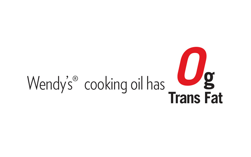 Wendy's - No More Trans Fat