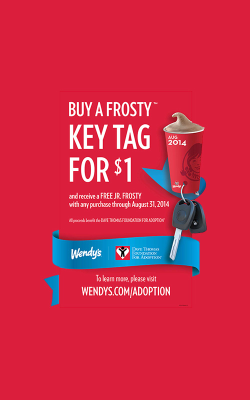 Wendy's National Cause Marketing Campaign Launches
