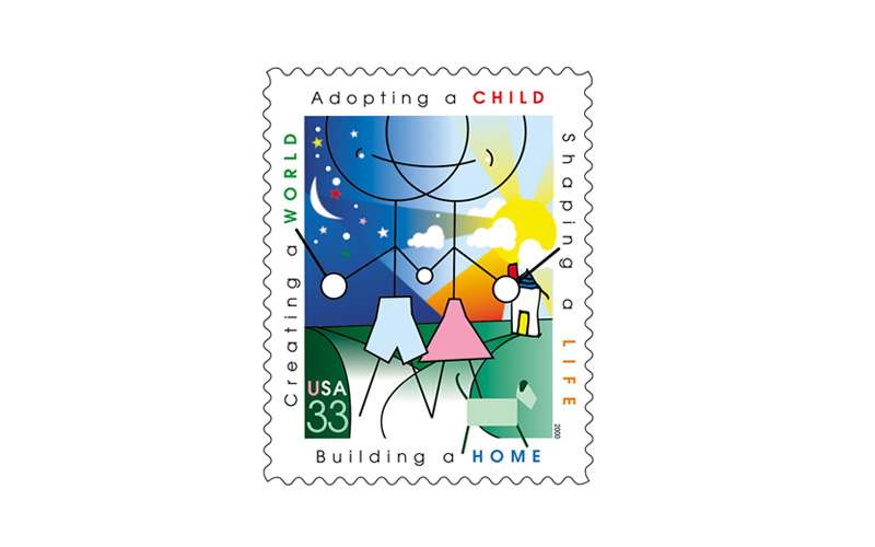 U.S. Postage Stamp Celebrates Adoption