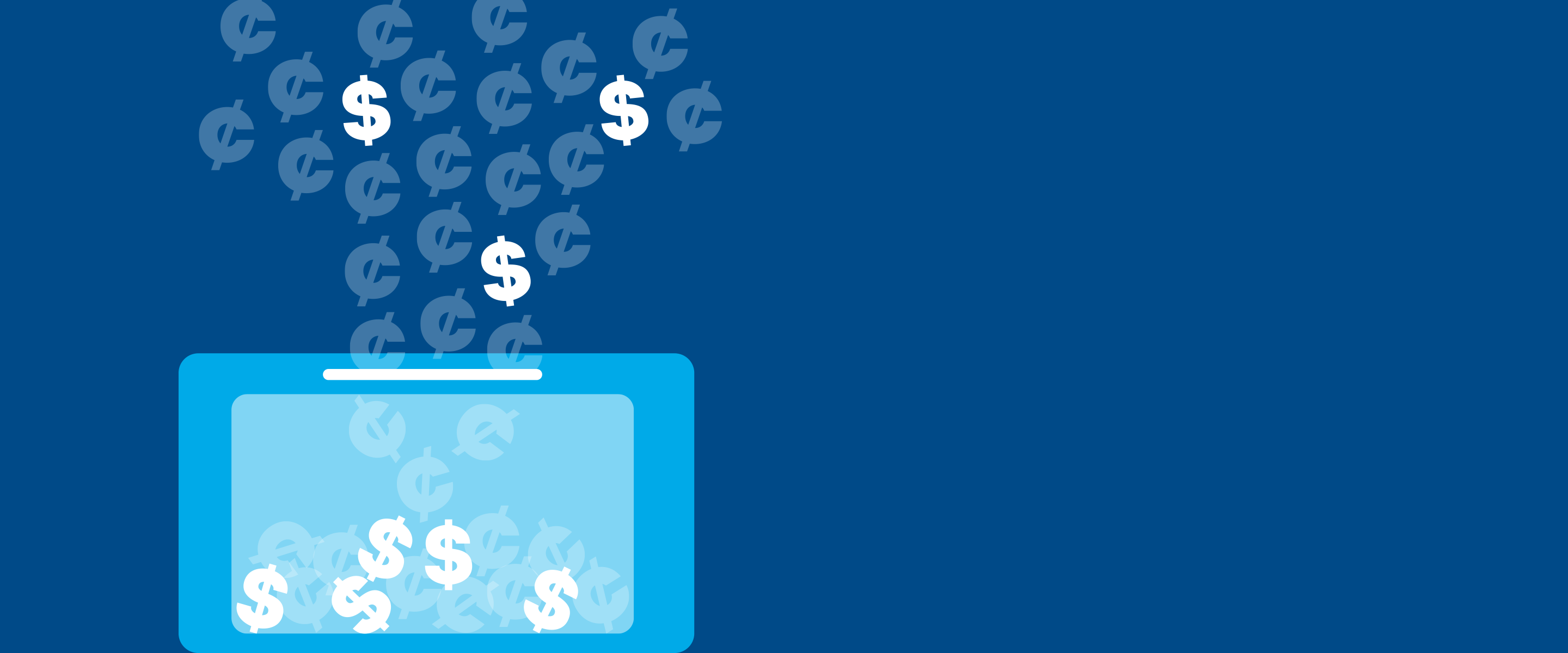 Recipiente para monedas de la Fundación Dave Thomas para la Adopción