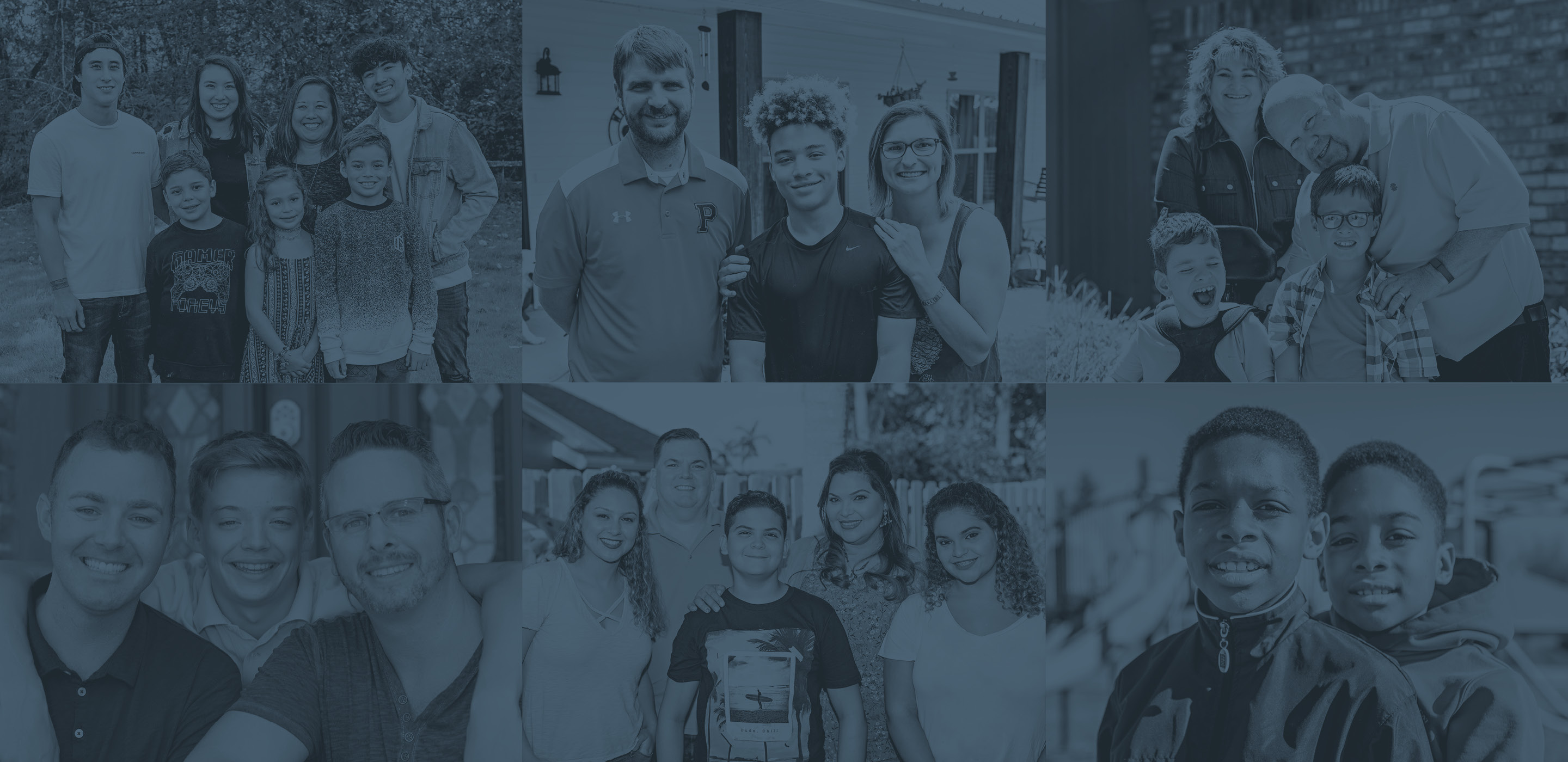 montage of adoption images