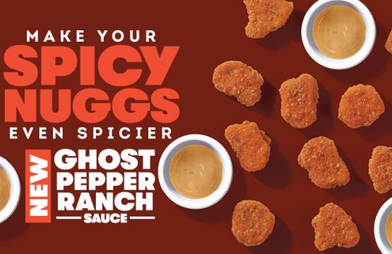 Wendy's Ghost Pepper Ranch Sauce and Nuggets