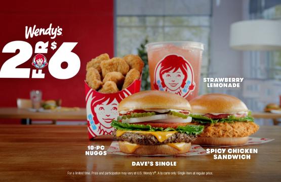 Wendy’s 2 for $6 Meal Deal