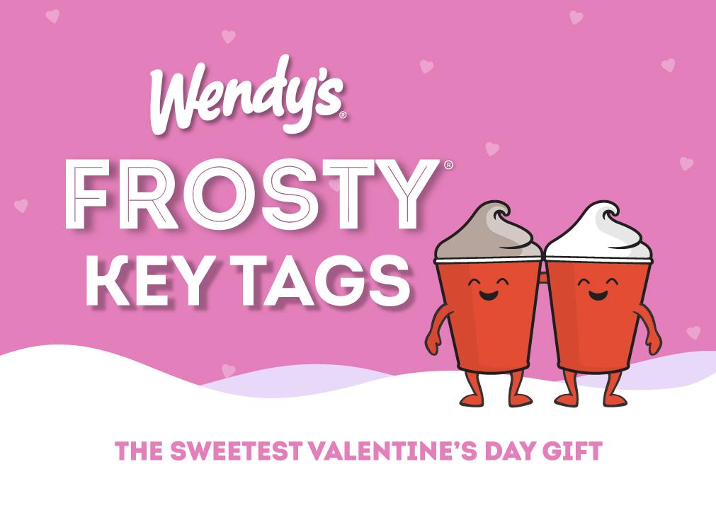 Wendy’s Frosty Key Tags for Valentine