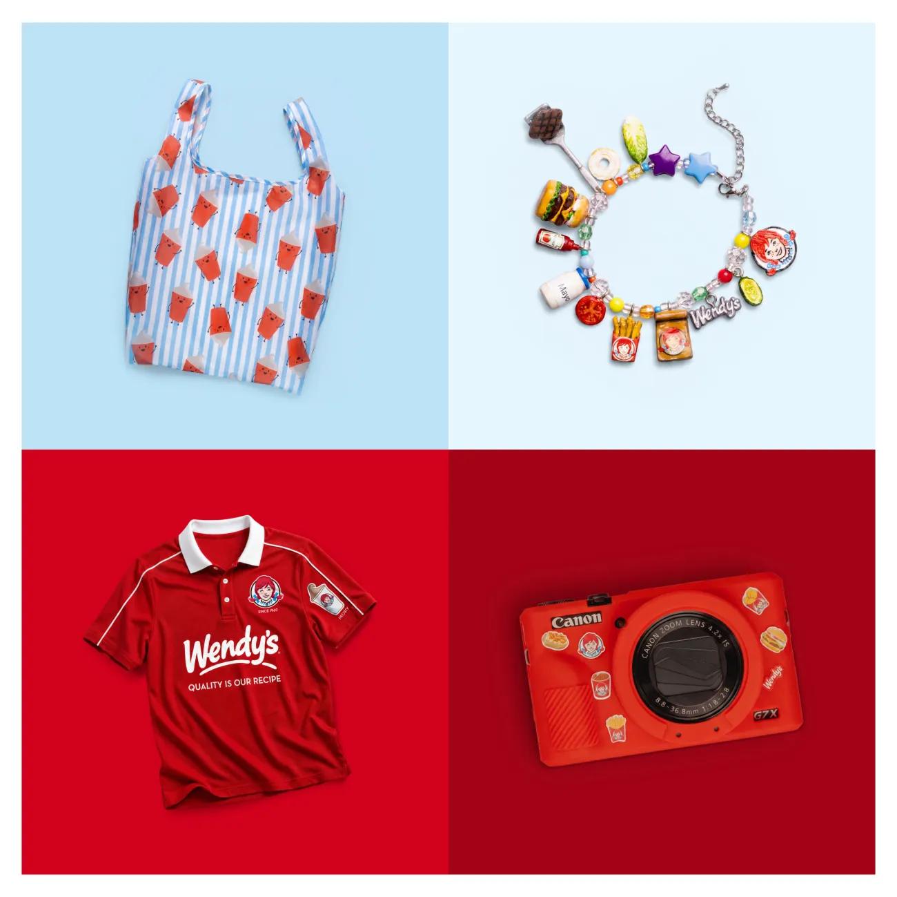 Fans can race to claim four, exclusive branded items