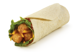 BBQ Wrap, Halloumi Fries