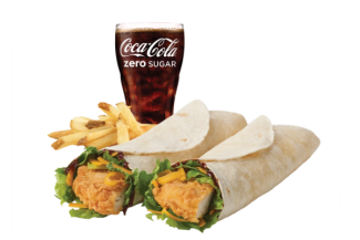 BBQ Chicken Wrap Combo