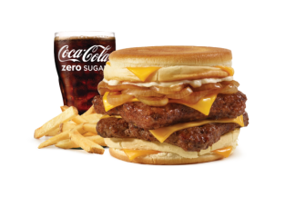 Grilled Cheese Cheeseburger Double Combo