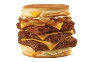 Grilled Cheese Cheeseburger Tripple