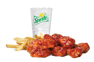 10 Pc BBQ Saucy Spicy Nuggets Combo