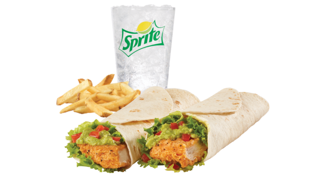 Avocado Chicken Wrap Combo