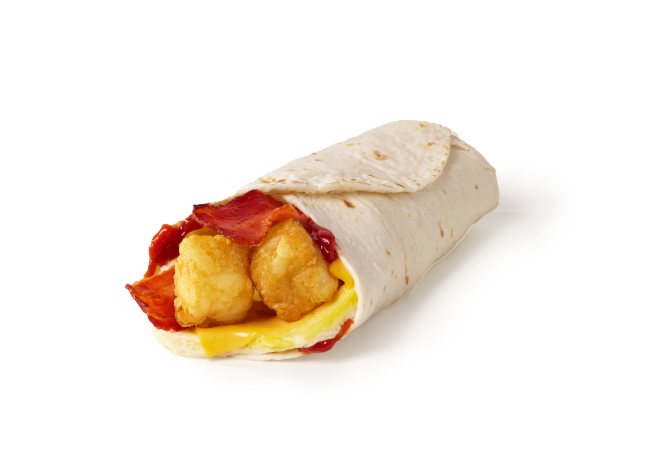 Bacon Wrap ketchup