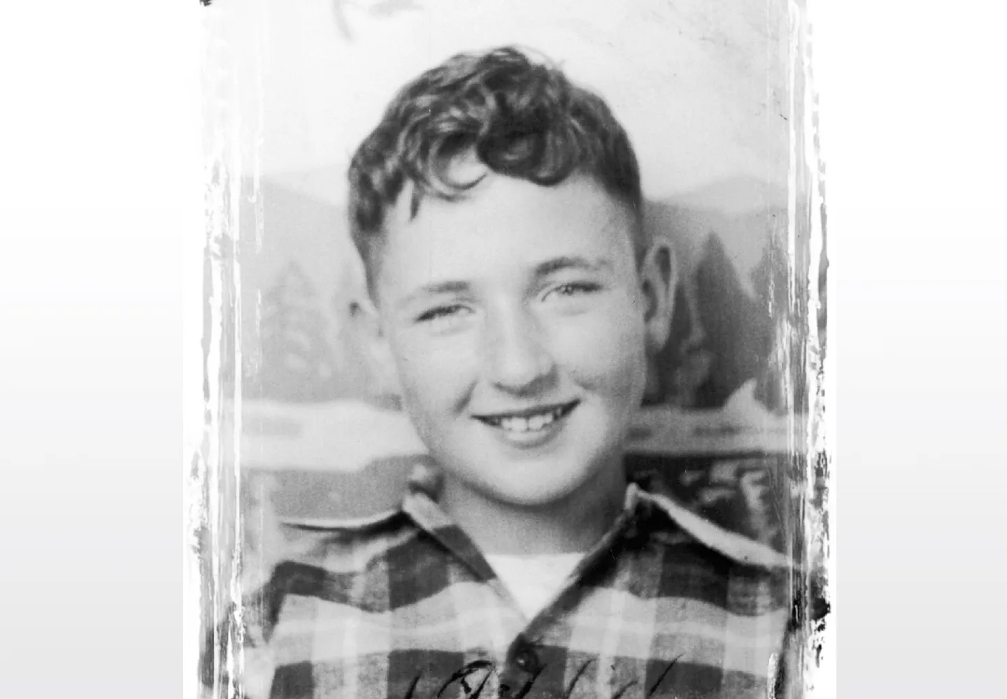 Dave Thomas as a young boy