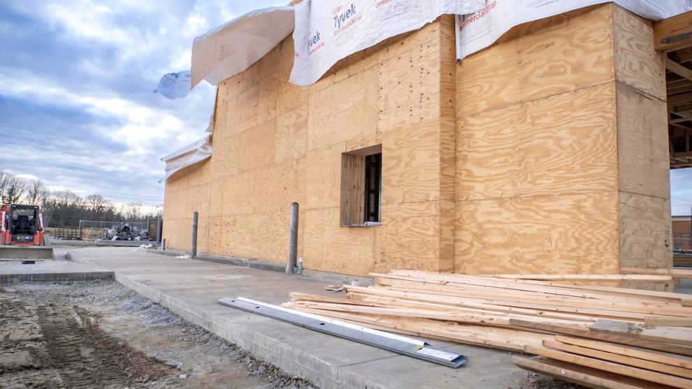 Wendys New Albany Construction Framing